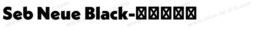 Seb Neue Black字体转换